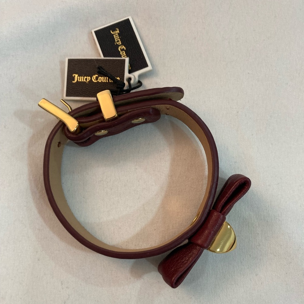 JUICY COUTURE LEATHER BOW BRACELET - Picture 3 of 6